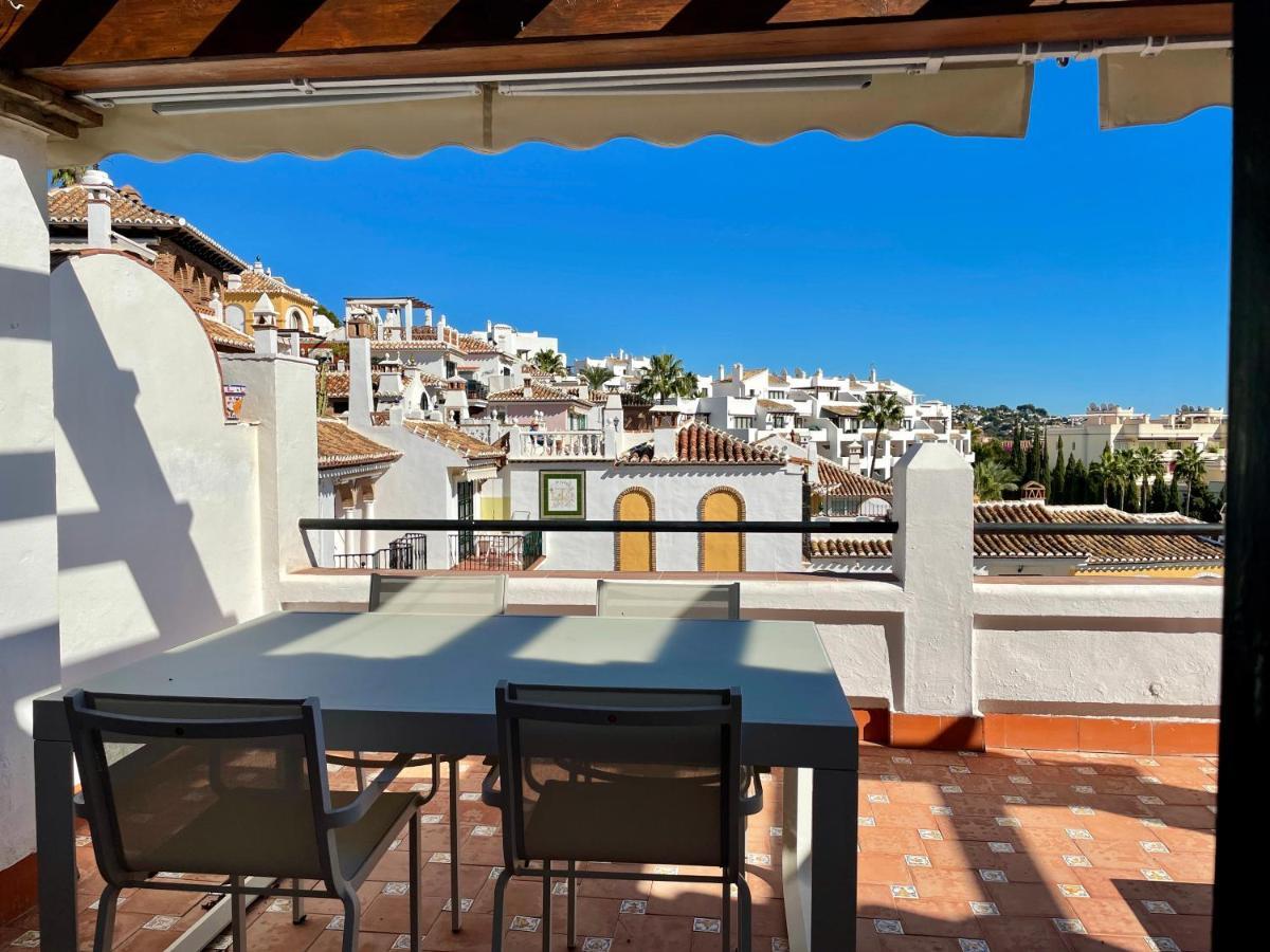 Semidetached Duplex Home At Puebla Aida, Mijas Golf With Pool, Golf And Sea Views Málaga Dış mekan fotoğraf