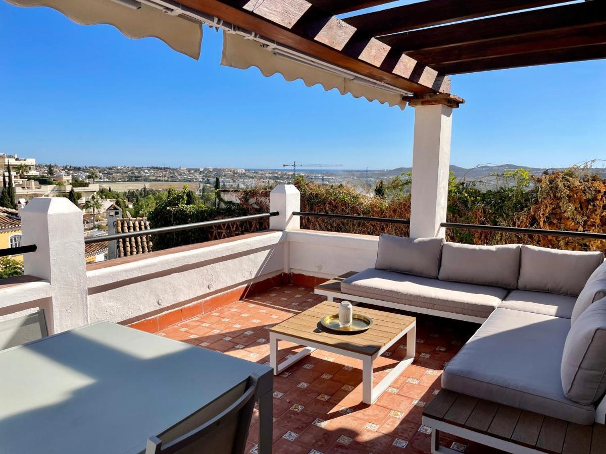 Semidetached Duplex Home At Puebla Aida, Mijas Golf With Pool, Golf And Sea Views Málaga Dış mekan fotoğraf